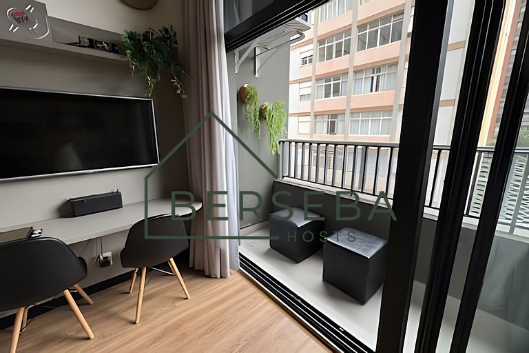 Apê de cinema em Pinheiros - completo p/ 4 hosp