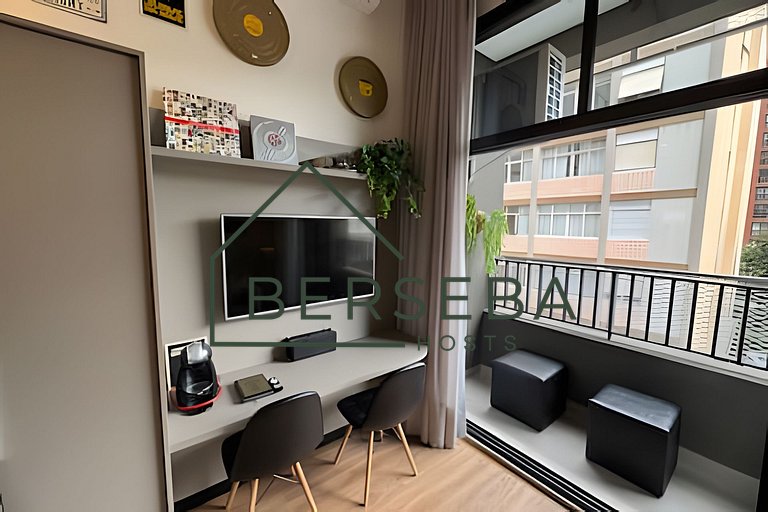 Apê de cinema em Pinheiros - completo p/ 4 hosp