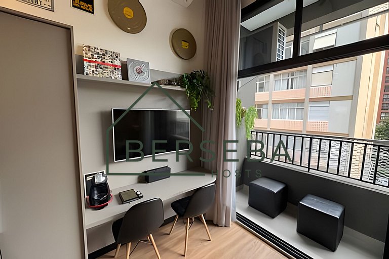 Apê de cinema em Pinheiros - completo p/ 4 hosp