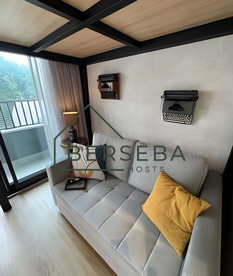 Apê de cinema em Pinheiros - completo p/ 4 hosp