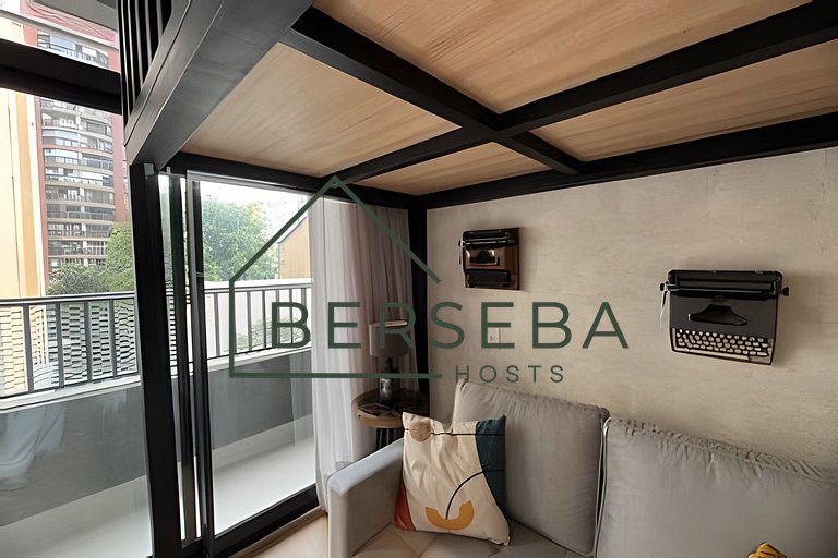 Apê de cinema em Pinheiros - completo p/ 4 hosp