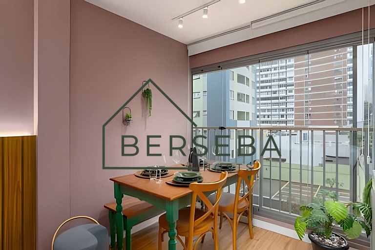 Apart. novo em Jardins próx a Paulista para 4 hósp