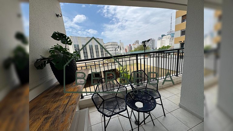 Apart na Bela Vista c/ vaga – prox da Av. Paulista