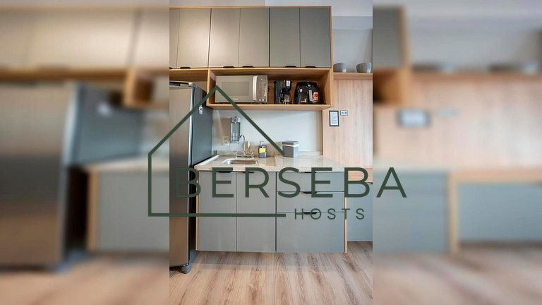 Apart. completo em Perdizes c/ Piscina e p/ 2 hósp