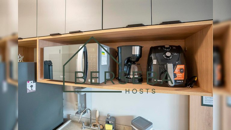 Apart. completo em Perdizes c/ Piscina e p/ 2 hósp