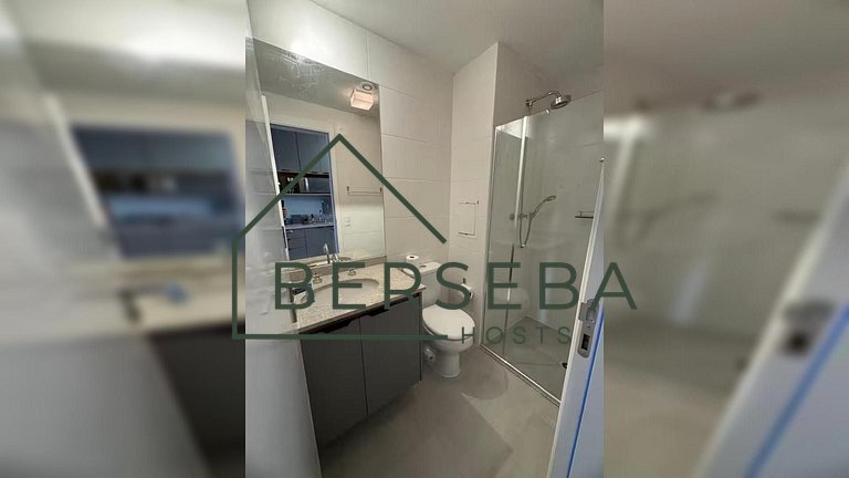 Apart. completo em Perdizes c/ Piscina e p/ 2 hósp