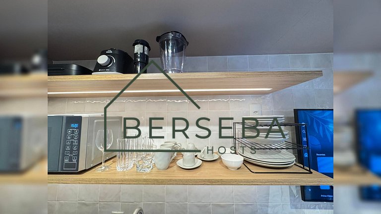 Studio moderno c/ piscina - Próx ao Pq. Ibirapuera