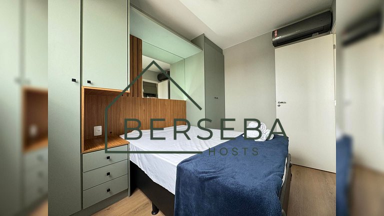 Apto c/ Piscina e Varanda - Próx Shop Ibira e Aero