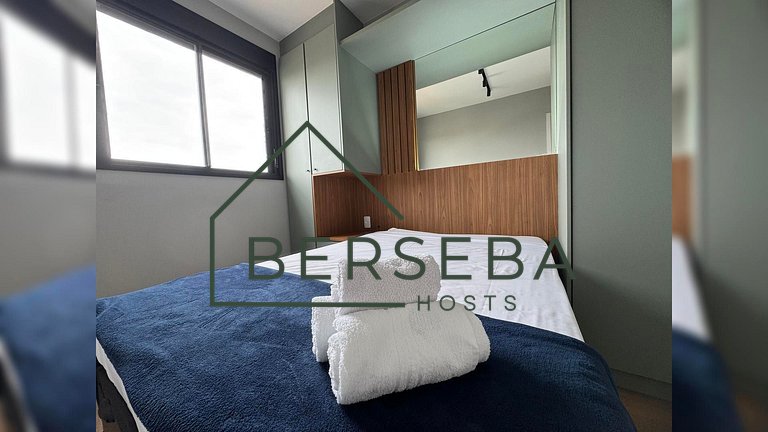 Apto c/ Piscina e Varanda - Próx Shop Ibira e Aero