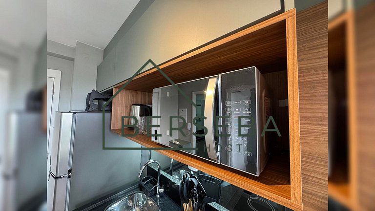 Apto c/ Piscina e Varanda - Próx Shop Ibira e Aero