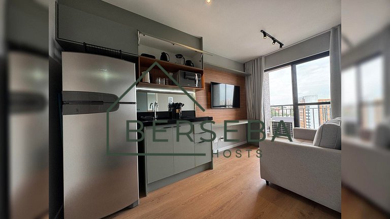 Apto c/ Piscina e Varanda - Próx Shop Ibira e Aero