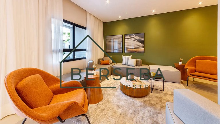 Apto c/ Piscina e Varanda - Próx Shop Ibira e Aero