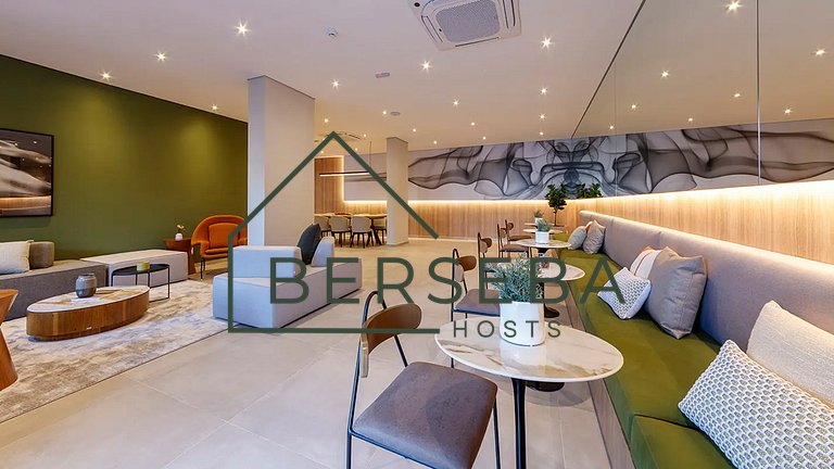 Apto c/ Piscina e Varanda - Próx Shop Ibira e Aero