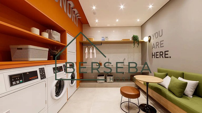 Apto c/ Piscina e Varanda - Próx Shop Ibira e Aero