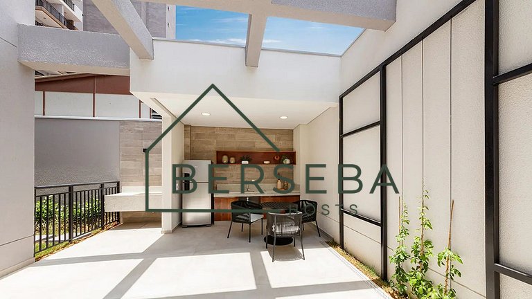 Apto c/ Piscina e Varanda - Próx Shop Ibira e Aero