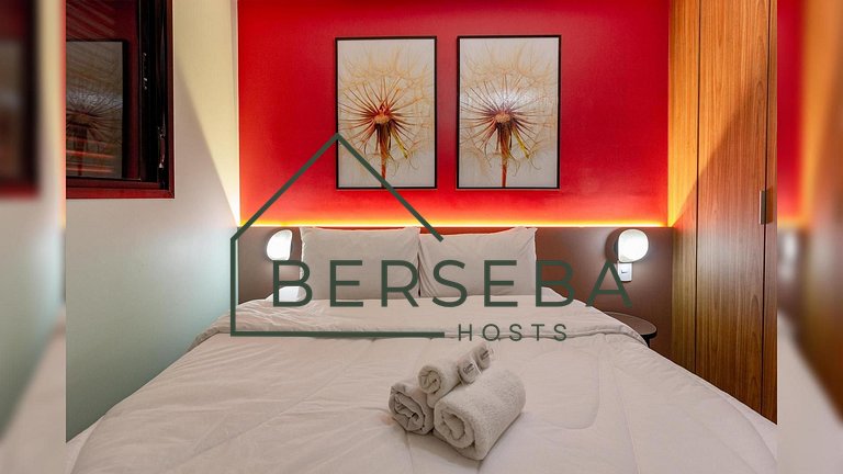 Apart. completo em Moema c/ Piscina e p/ 4 hósp