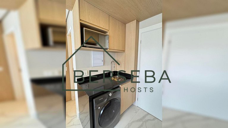 Studio c/ piscina Próx Metrô Faria Lima e Eldorado