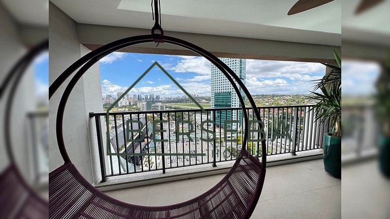 Studio c/ piscina Próx Metrô Faria Lima e Eldorado