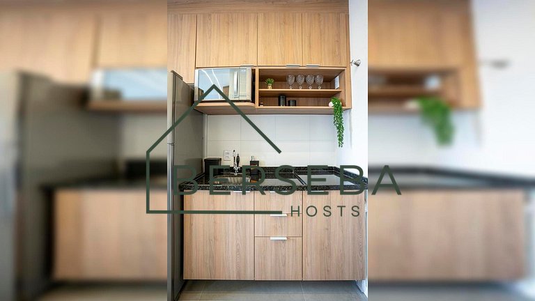 Apart. prox ao Allianz com Piscina p/ 4 hósp