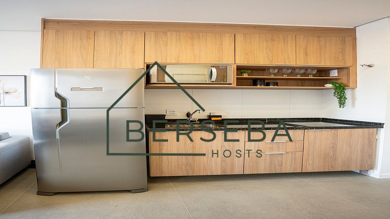 Apart. prox ao Allianz com Piscina p/ 4 hósp