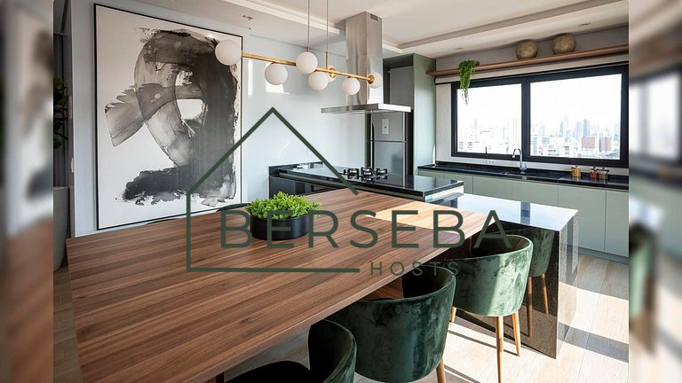 Apart. prox ao Allianz com Piscina p/ 4 hósp