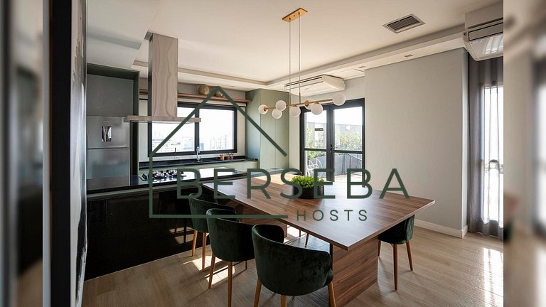 Apart. prox ao Allianz com Piscina p/ 4 hósp