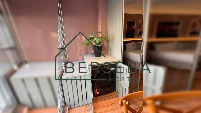 Apart. novo em Jardins próx a Paulista para 4 hósp