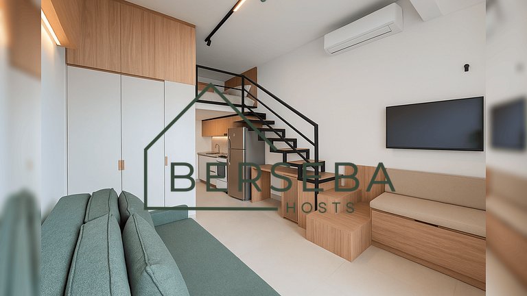 Apê c/ Mezanino - Pinheiros - Próx Metrô Fradique