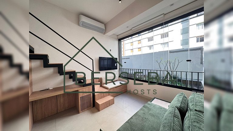 Apê c/ Mezanino - Pinheiros - Próx Metrô Fradique