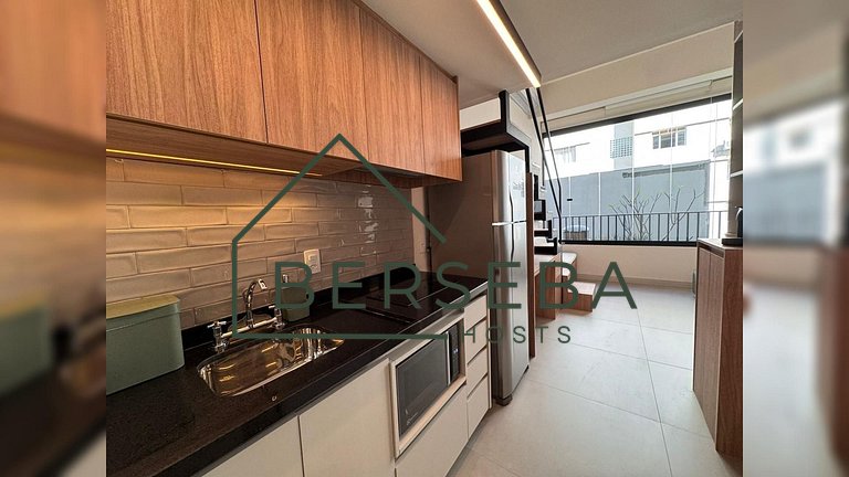 Apê c/ Mezanino - Pinheiros - Próx Metrô Fradique